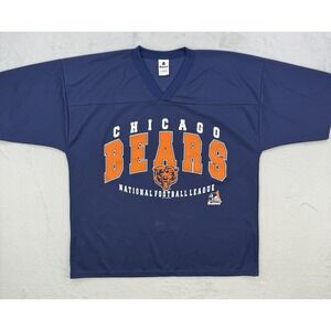 Riddell Vintage Chicago Bears NFL Football Jersey 1996 Mens‎ Blue Size XL